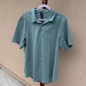 lululemon athletica Teal Button Down Shirt